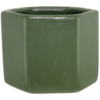 Vaso Sextavado verde - 550ml