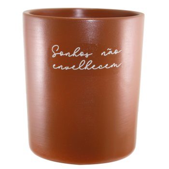 Pote Terracota Sonhos não envelhecem - 400ml