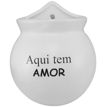 Vaso Bola Branco - 400ml